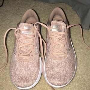 Pink nike running shoes!